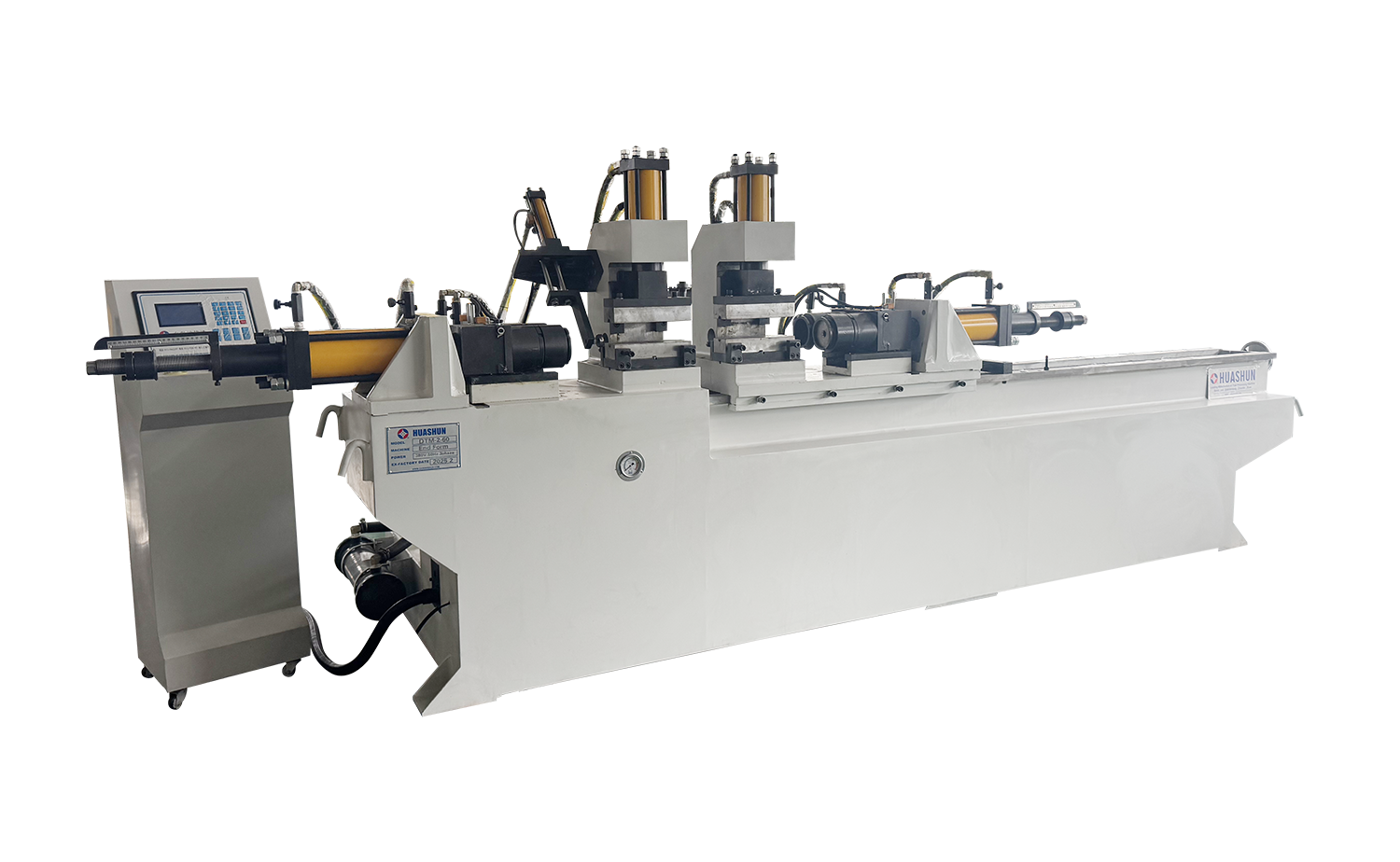 Высокоэффективная двухголовочная гидравлическая машина для формовки концов труб DTM40